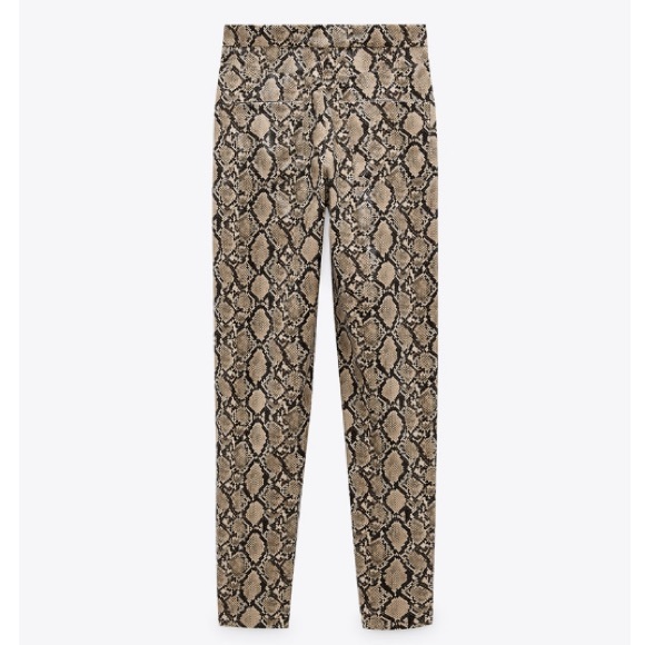 𝗡𝗪𝗧 𝗭𝗮𝗿𝗮 • Snake Print Trousers - Picture 10 of 17
